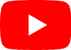 Logo de Youtube, rectángulo de esquinas redondeadas rojo, con un triángulo blanco apuntando hacia la derecha.